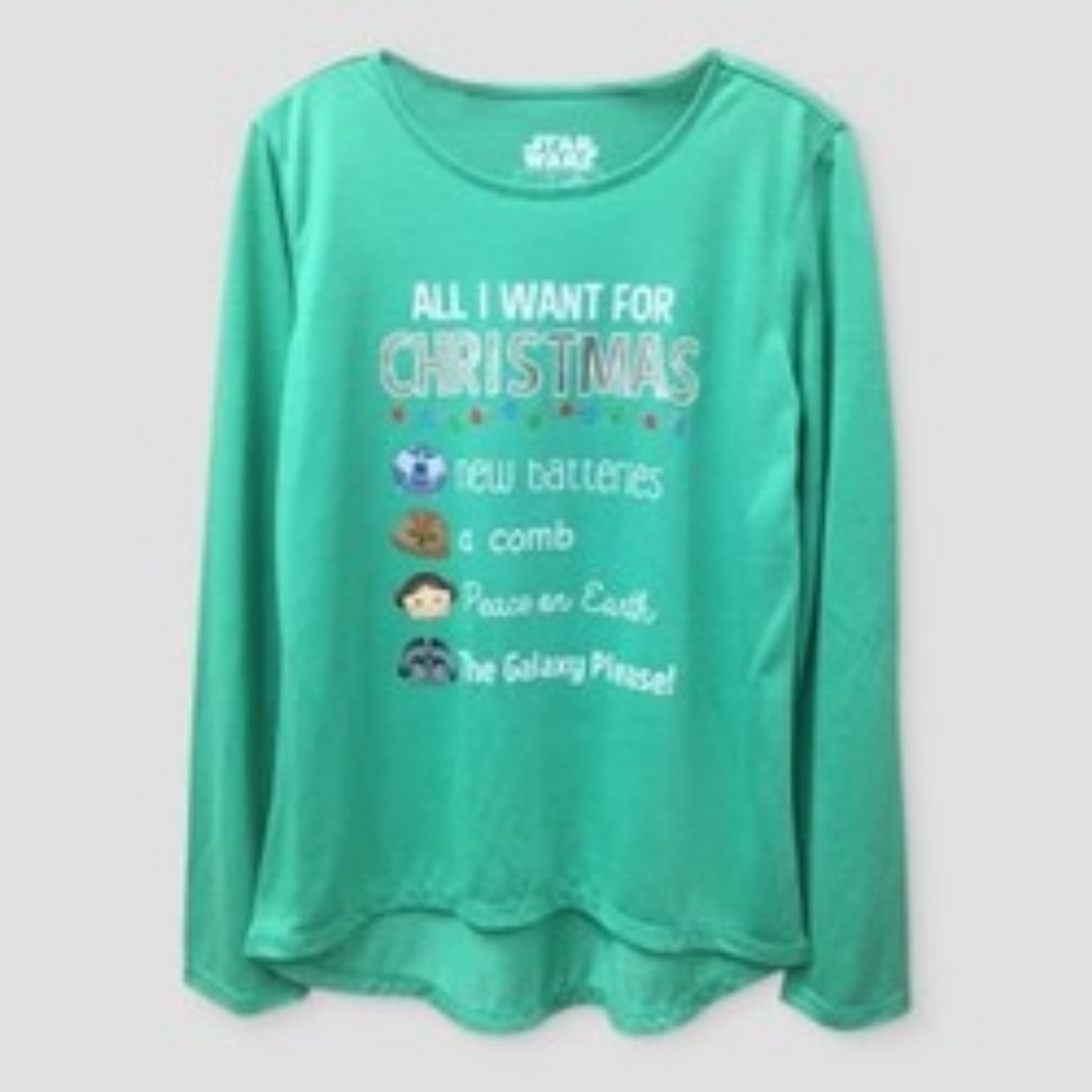 New Girl's Long Sleeve Graphic T- Shirt
